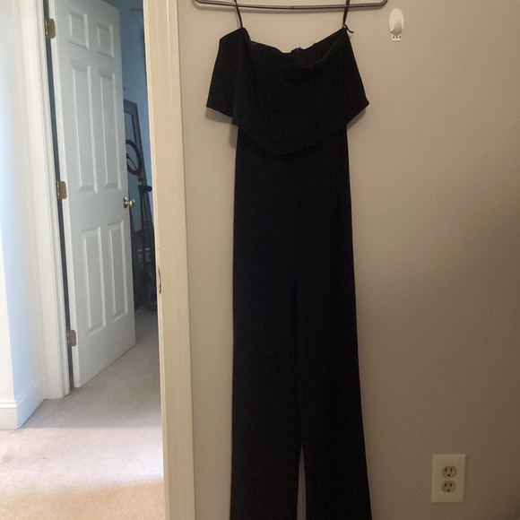 Black Strapless Jumpsuit - Picture 1 of 4